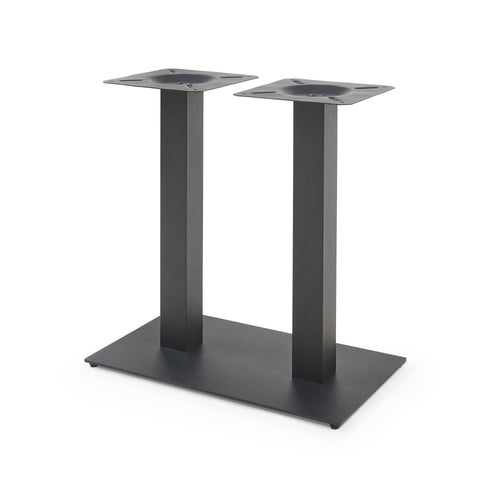Picior masa Vadejord 70x40x73 cm otel negru [en.casa]