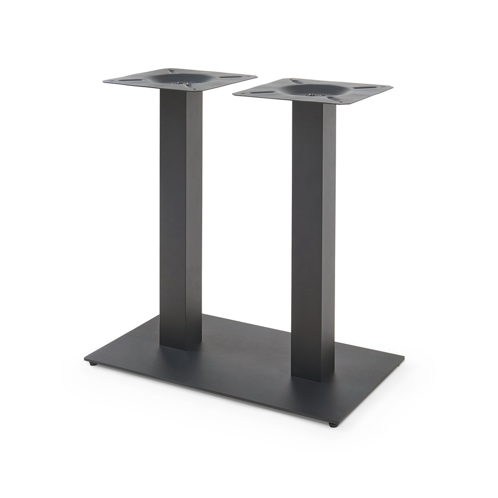 Picior masa Vadejord 70x40x73 cm otel negru [en.casa]