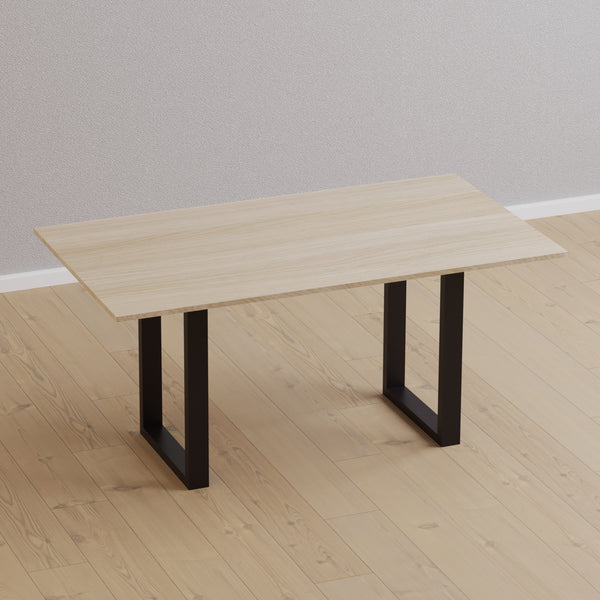 Set 2 bucati picioare masa Holsted otel negru mat masuri diferite [en.casa]