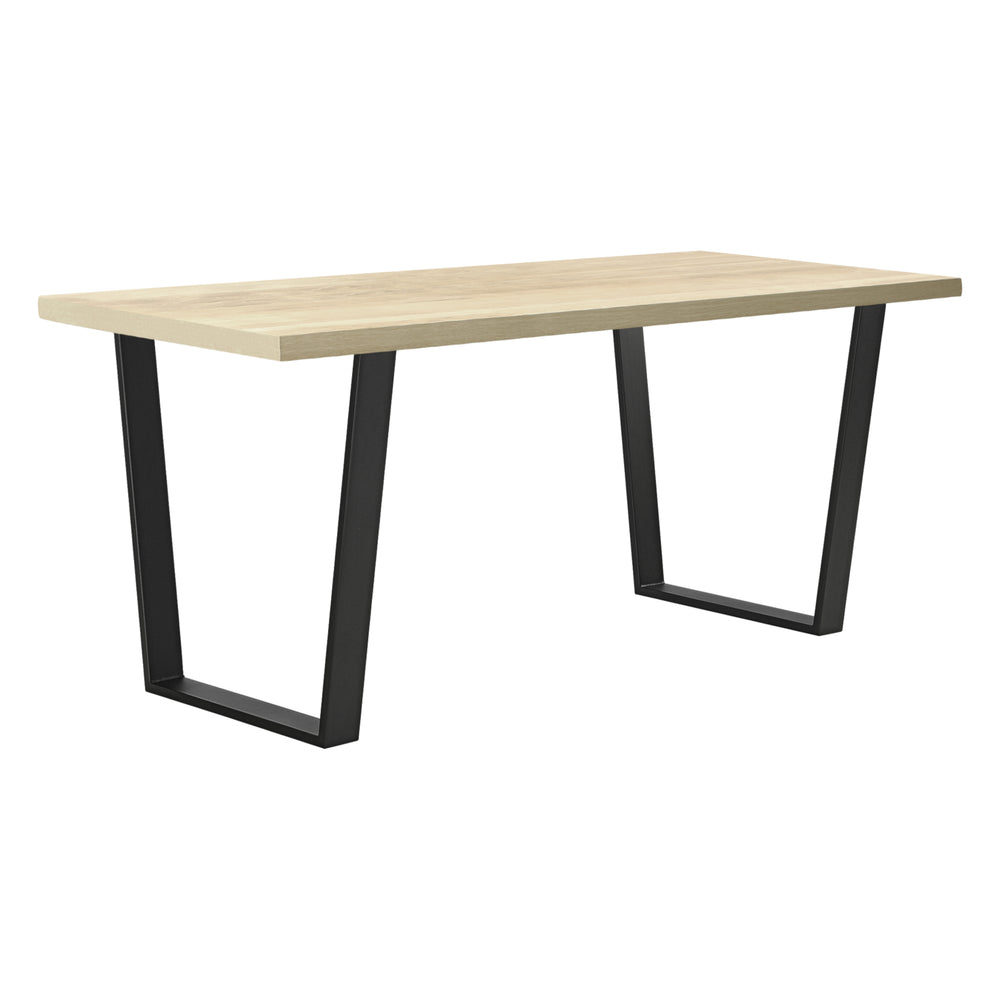 Set 2 picioare masa ACTL-380x negru mat masuri diferite [en.casa]