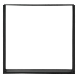Set 2 bucati picioare masa ACTL-38Xx negru mat  masuri diferite [en.casa]