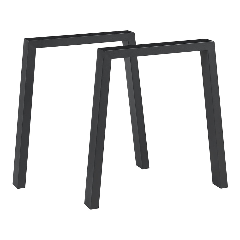 Tischgestell 2er Set Kraftisried 72x70cm Schwarz [en.casa] - premiumXL