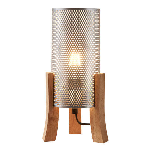 Lampa de masa Joelleldsvin 30x14x14 cm metal lemn [lux.pro]