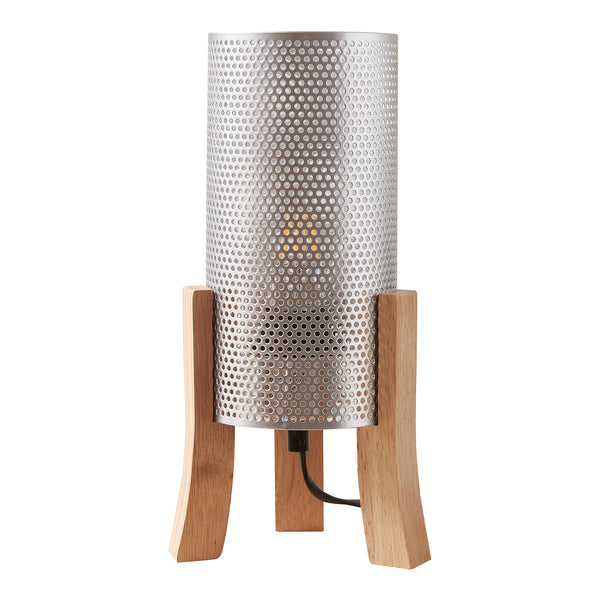 Lampa de masa Joelleldsvin 30x14x14 cm metal lemn [lux.pro]