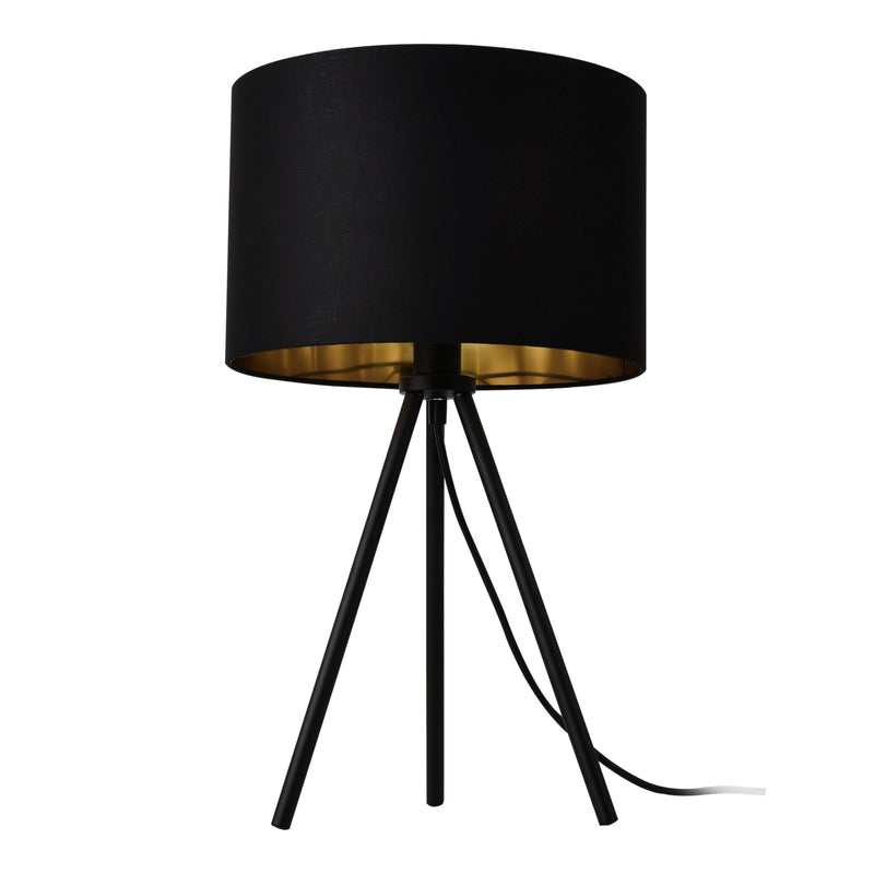 Schiță cotată Lampa de masa Metz 1 x E14 cu trei picioare culori diferite [lux.pro]