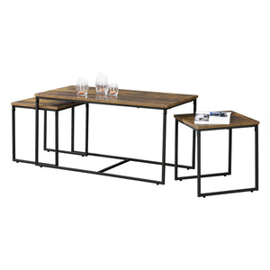 Set masute Haparanda 1 masa cafea cu alte 2 masute living  [en.casa]