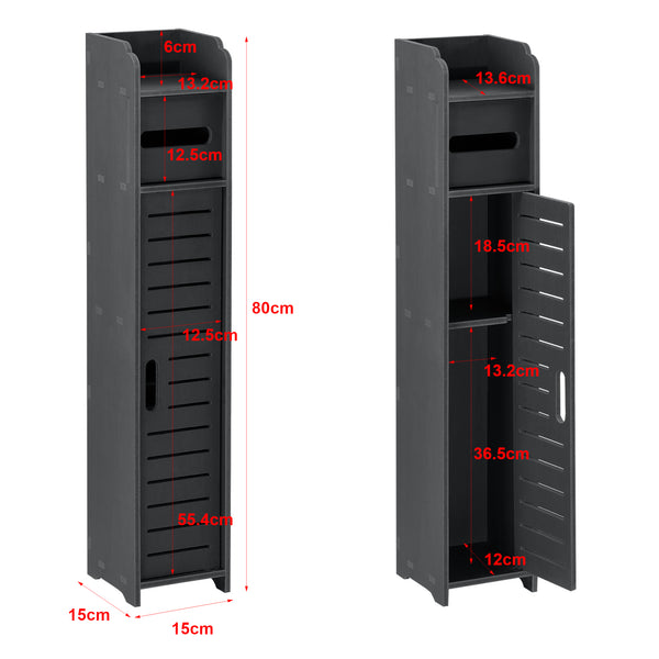 Suport pentru hârtie igienică Leoben 80x15x15 cm culori diverse [en.casa]