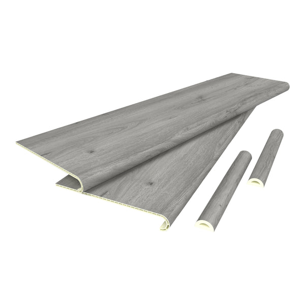Set protectie scari Bunschoten 120x32x4,6cm PVC [NEU.HOLZ]