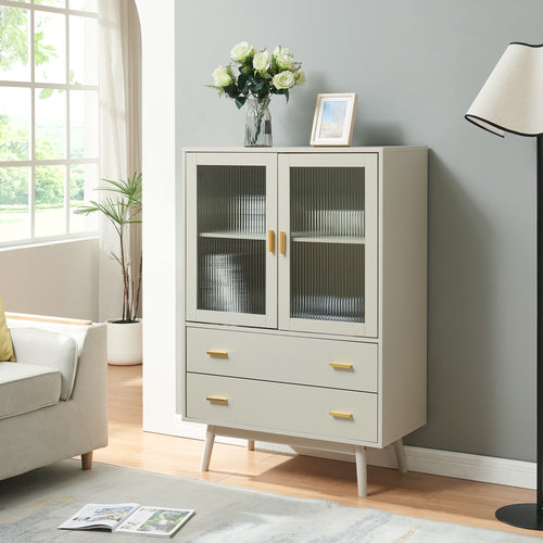 Vitrina Susa 120x80x40 cm [en.casa]