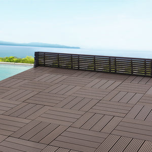 Pardoseala pentru terasa ACWP-640x WPC aprox. 1m² culori diferite [en.casa]