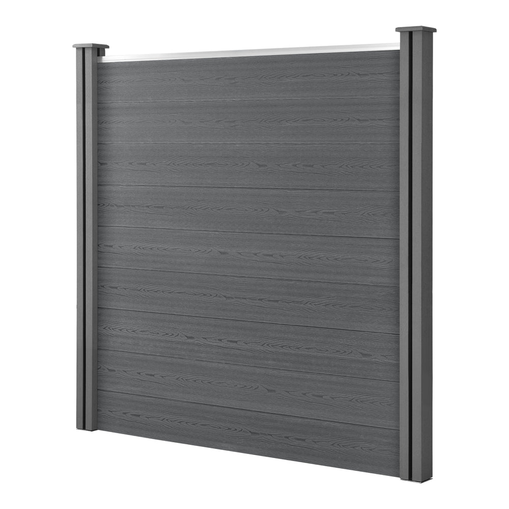 Gartenzaun Getafe WPC mit Pfosten versch. Farben neu.holz - premiumXL