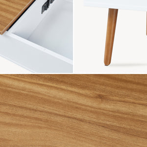 Masuta cafea cu spatiu depozitare Flesen 92x52x40,5 cm [en.casa]