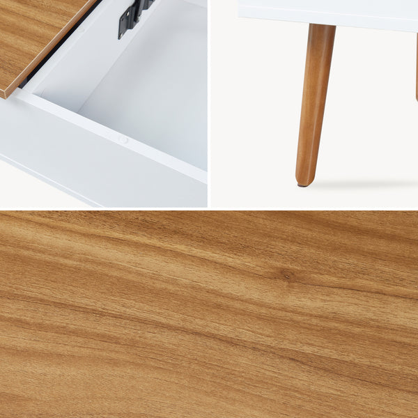 Masuta cafea cu spatiu depozitare Flesen 92x52x40,5 cm [en.casa]