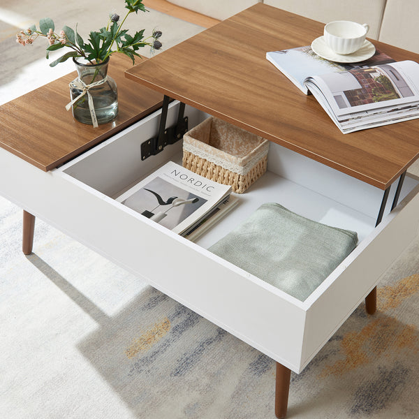 Masuta cafea cu spatiu depozitare Flesen 92x52x40,5 cm [en.casa]