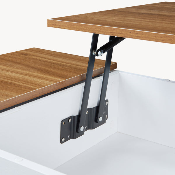 Masuta cafea cu spatiu depozitare Flesen 92x52x40,5 cm [en.casa]