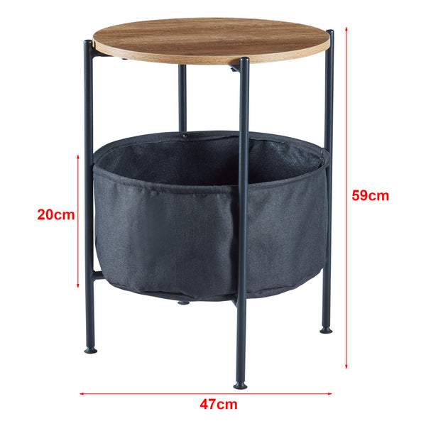 Masuta rotunda Suonenjoki 59x47 cm [en.casa]