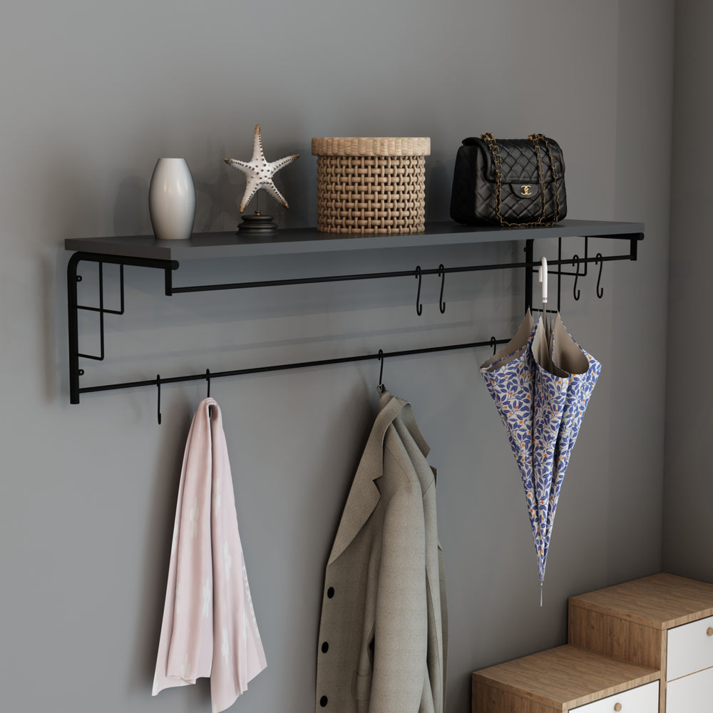 Wandgarderobe Ølstykke [en.casa] - premiumXL