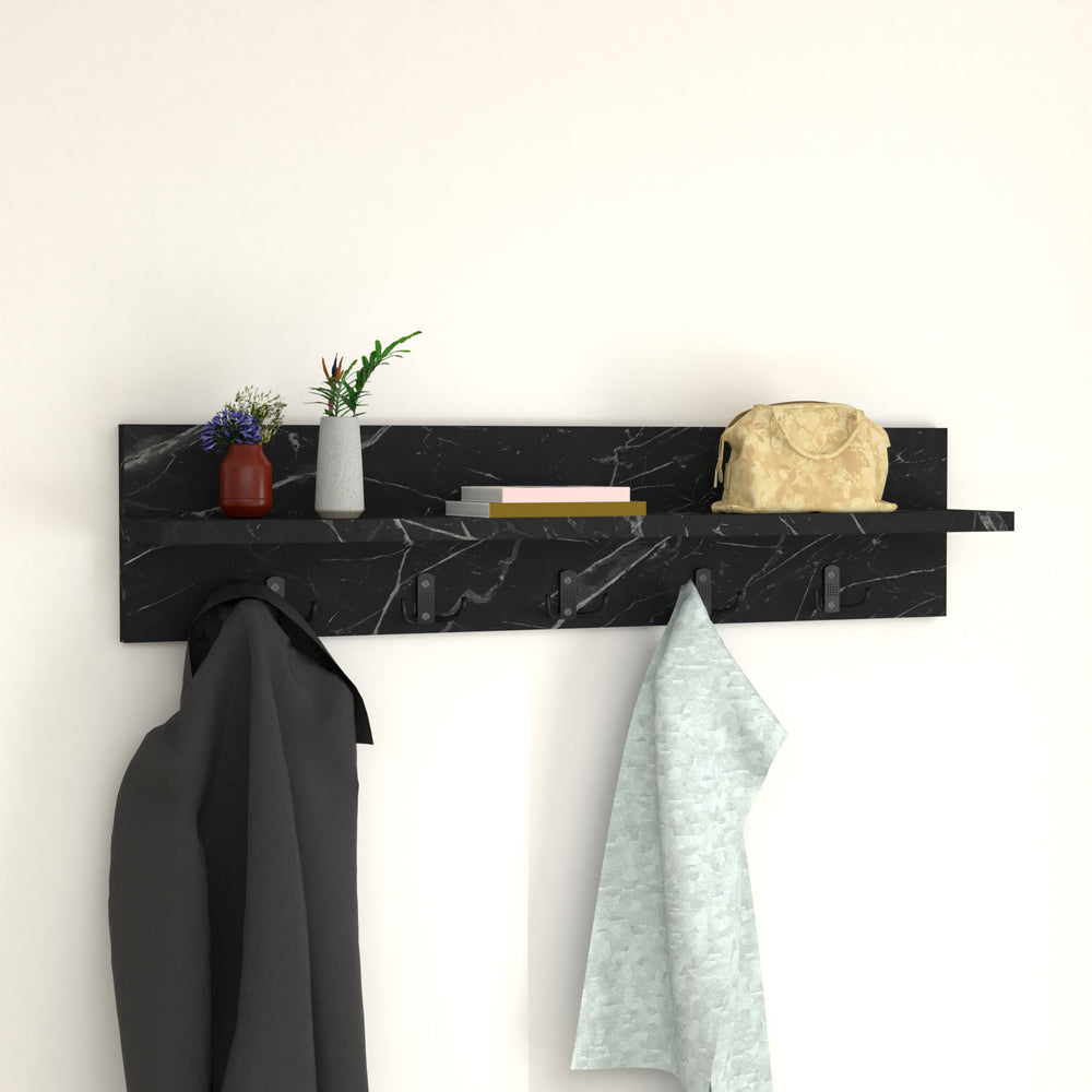 Wandgarderobe Hammarö 80x11x18cm in versch. Farben [en.casa] - premiumXL
