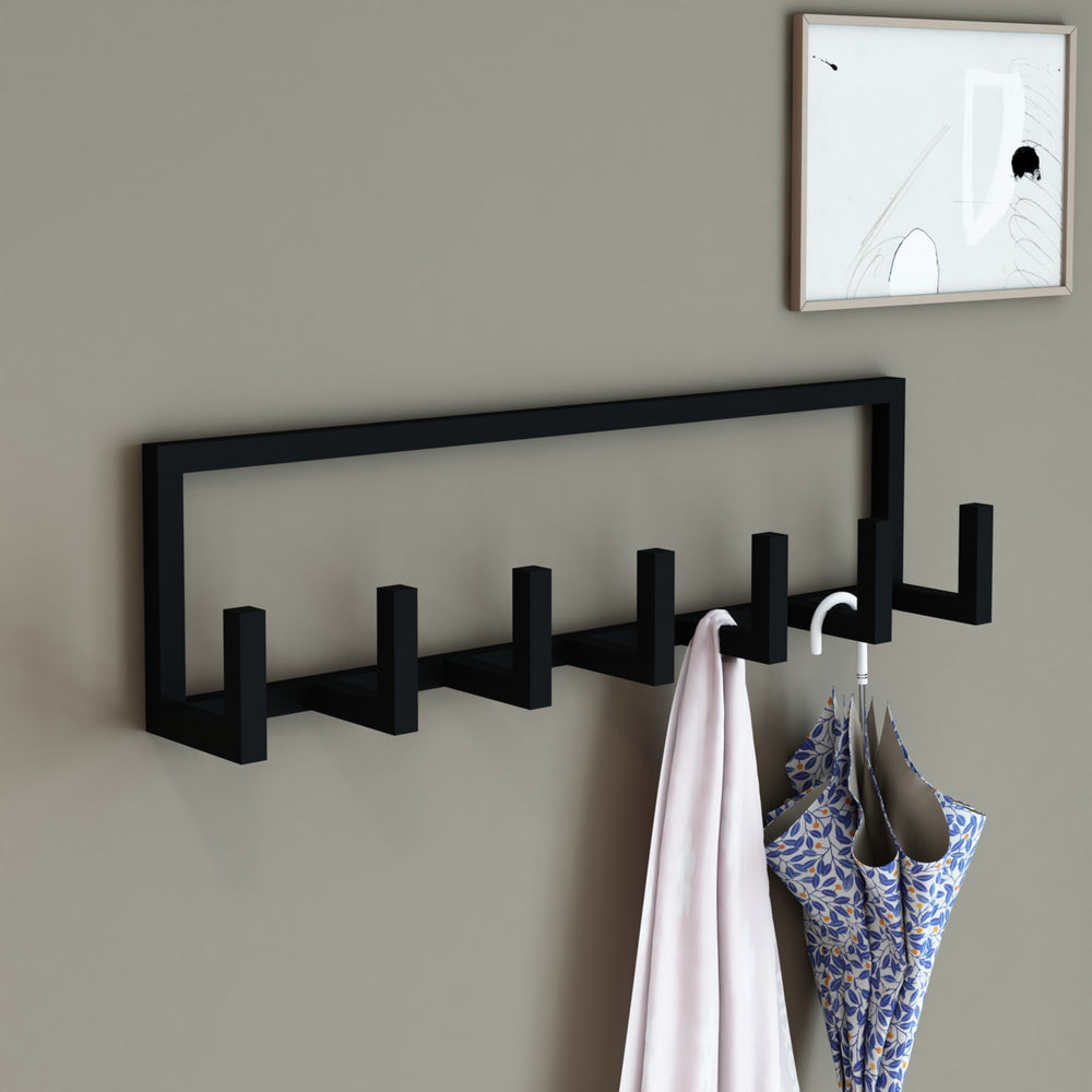 Wandgarderobe Lyngen 75x10x20 cm [en.casa] - premiumXL