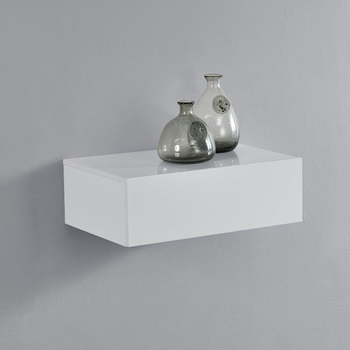 Wandregal Oslo mit Schublade 46x30x15cm versch. Farben [en.casa] - premiumXL