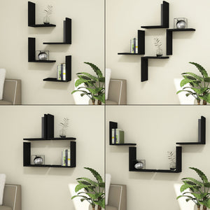 Set 4 bucati raft de perete Broby culori diferite [en.casa]