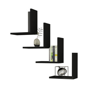 Set 4 bucati raft de perete Broby culori diferite [en.casa]