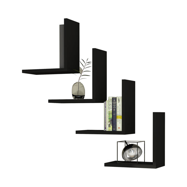 Set 4 bucati raft de perete Broby culori diferite [en.casa]