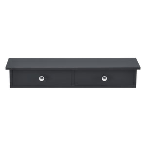 Raft de perete Geeste 60x15x10 cm cu 2 sertare [en.casa]
