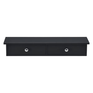 Raft de perete Geeste 60x15x10 cm cu 2 sertare [en.casa]