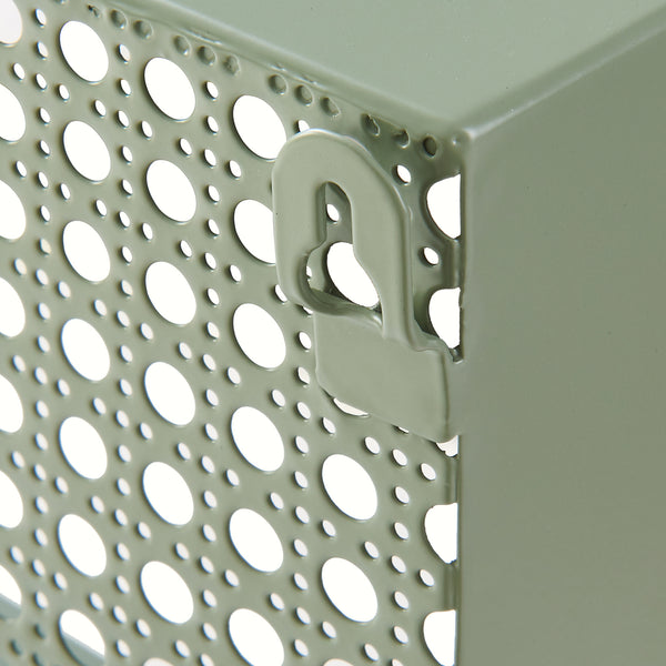 Raft de perete Jäller 40x30x13 cm metal [en.casa]
