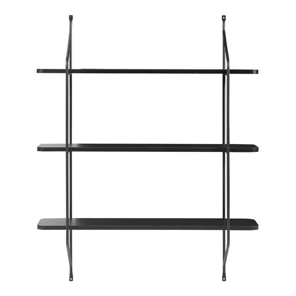 Raft de perere Østfold 100x80x21cm otel PAL [en.casa]