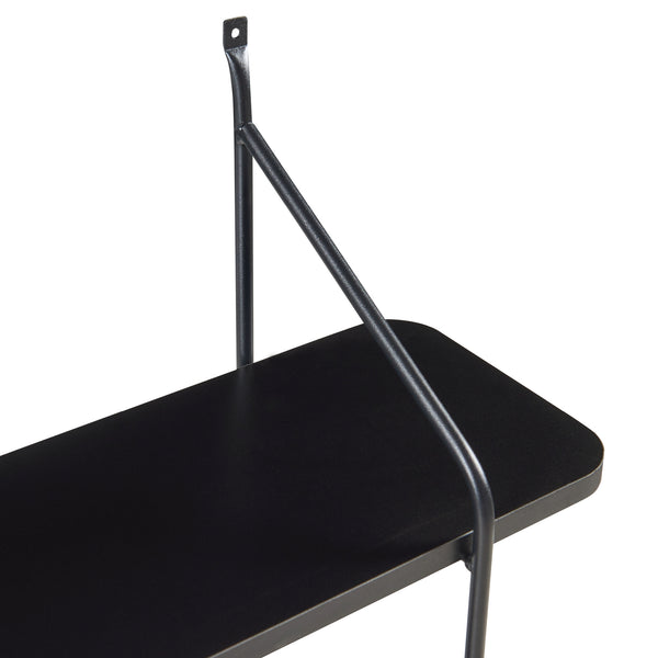 Raft de perere Østfold 100x80x21cm otel PAL [en.casa]