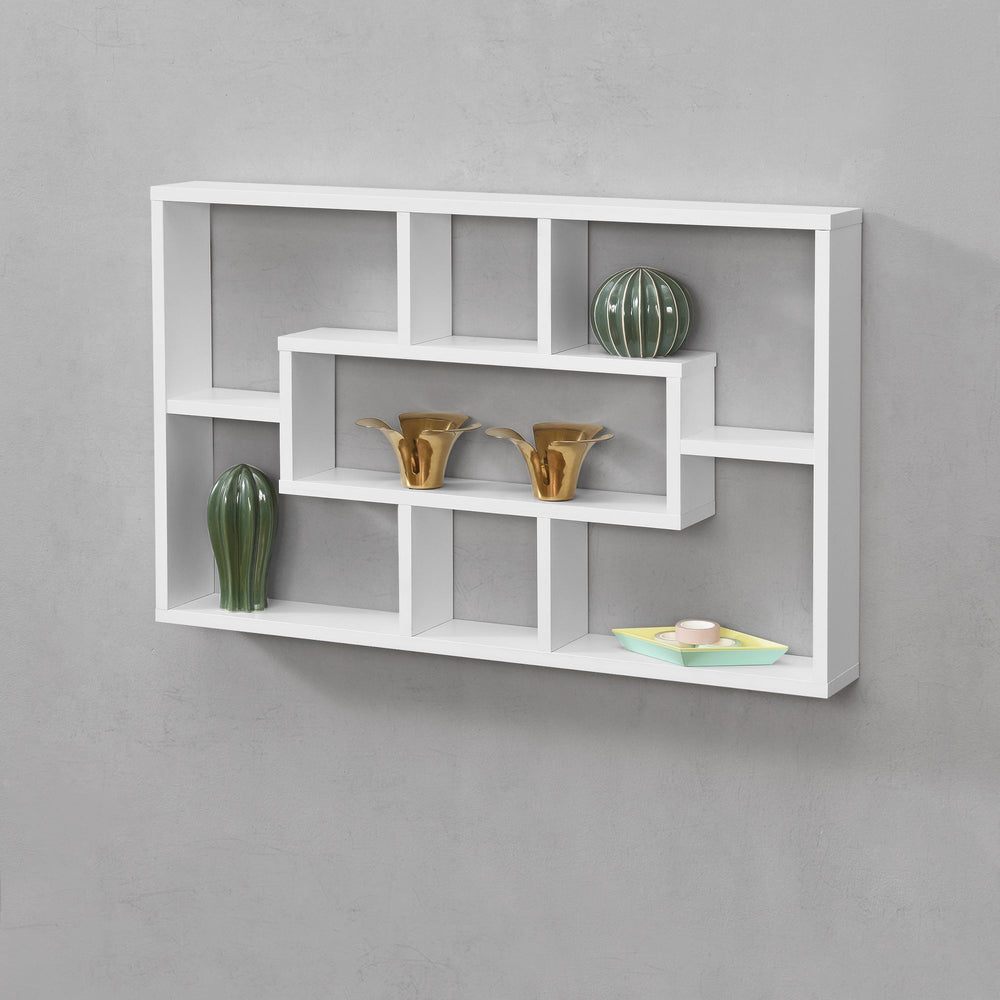 Wandregal Qinngua 77x10x48 cm versch. Farben en.casa - premiumXL