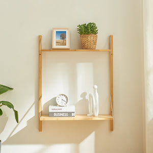 Raft perete Tingvoll bambus natur [en.casa]