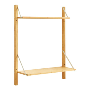 Raft perete Tingvoll bambus natur [en.casa]