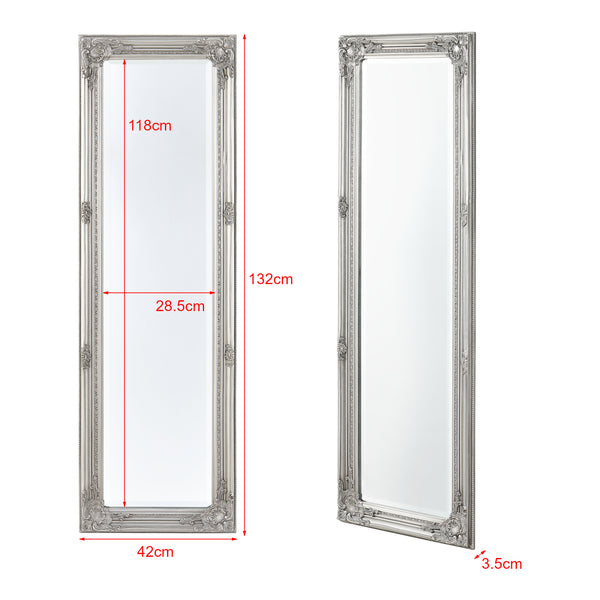 Oglinda de perete Livorno 132 x 42 x 3,5 cm lemn culori diferite [en.casa] 