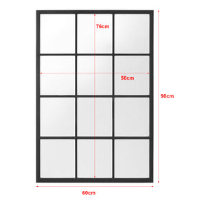 Oglindă de perete Cupello 90x60cm în diferite culori [en.casa]
