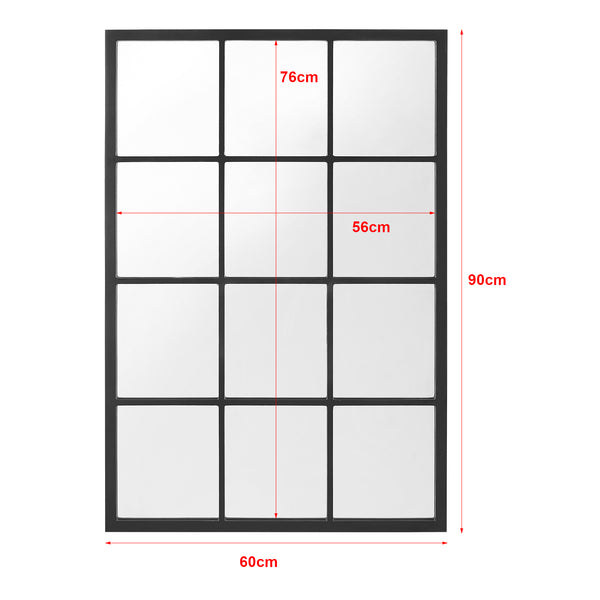 Oglindă de perete Cupello 90x60cm în diferite culori [en.casa]