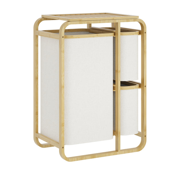 Cos rufe Evenes 70,5x49,5x33cm, cu 3 saci culori diferite [en.casa]