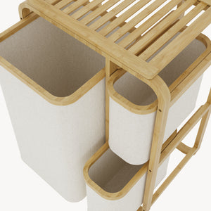 Cos rufe Evenes 70,5x49,5x33cm, cu 3 saci culori diferite [en.casa]