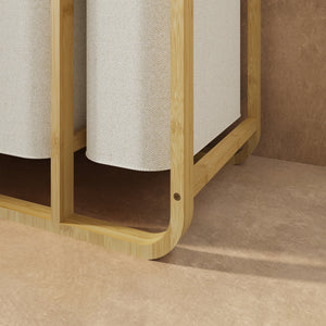 Cos rufe Evenes 70,5x49,5x33cm, cu 3 saci culori diferite [en.casa]