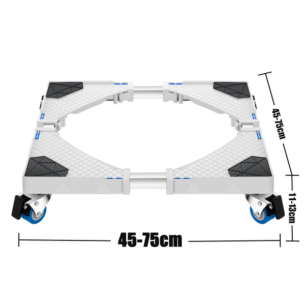 Suport pentru mașină de spălat Zaberfeld 4 roți max. 300 kg [en.casa]