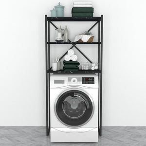 Raft baie de sine statator 160x66x34cm metal pal [en.casa]