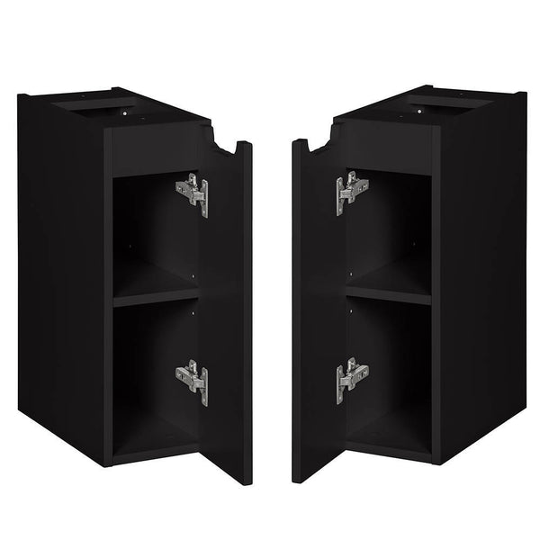 Set dulap baie XX Newport negru [en.casa]