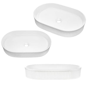 Set dulap baie cu lavoar oval xx Newport  [en.casa]