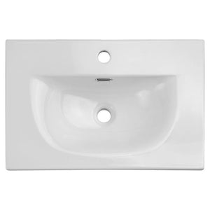 Set dulap perete baie cu lavoar Xx Newport negru [en.casa]