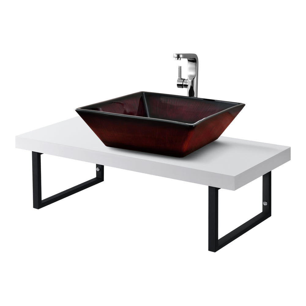 Blat pentru lavoar ABBR-78xx cu suport metalic culoari diferite [neu.haus] 