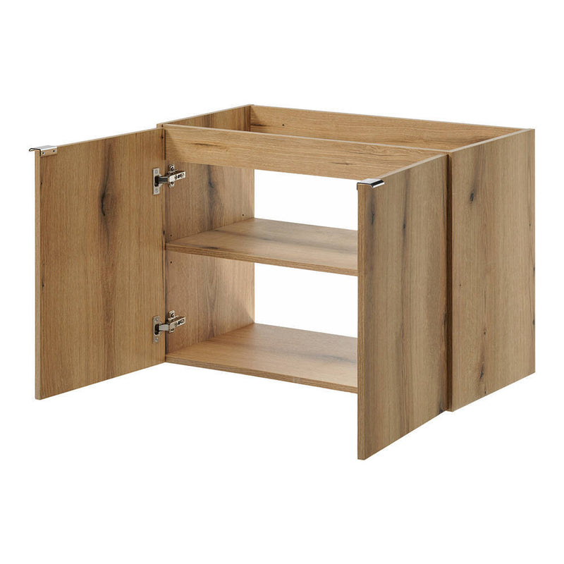 Schiță cotată Set dulap baie sub chiuveta 56-OAK xX Newport [en.casa]