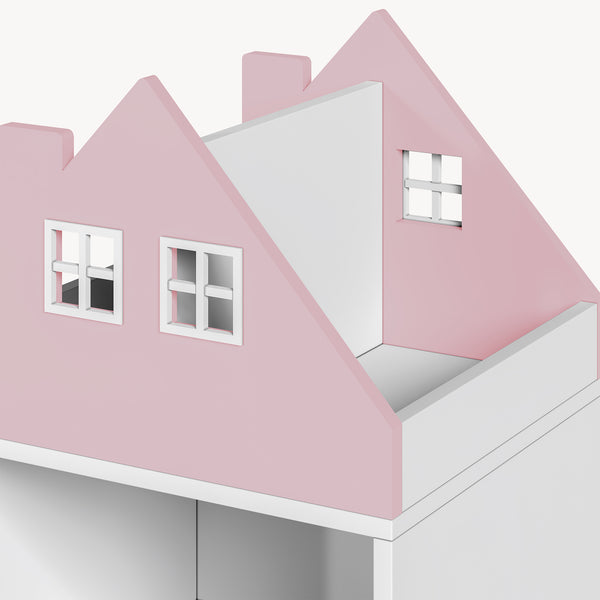 Banca cu raft pentru copii Vipsali 100x99x30 cm [en.casa]