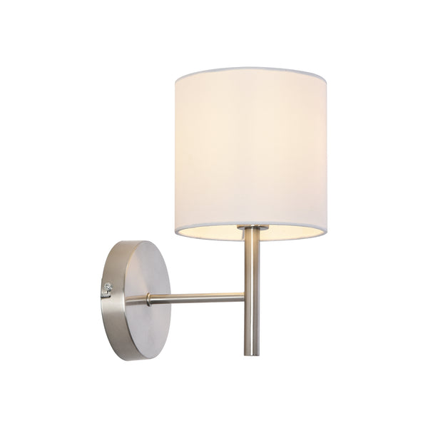 Lampa perete Winsford argintiu/alb [lux.pro]